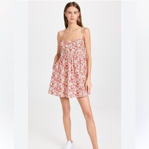 For Love & Lemons Auden Mini Baby Doll Dress
